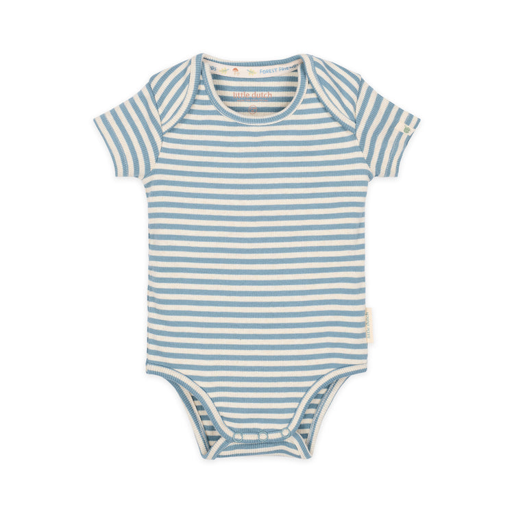 LITTLE DUTCH. Φορμάκι κοντομάνικο μπλε Stone Blue stripe