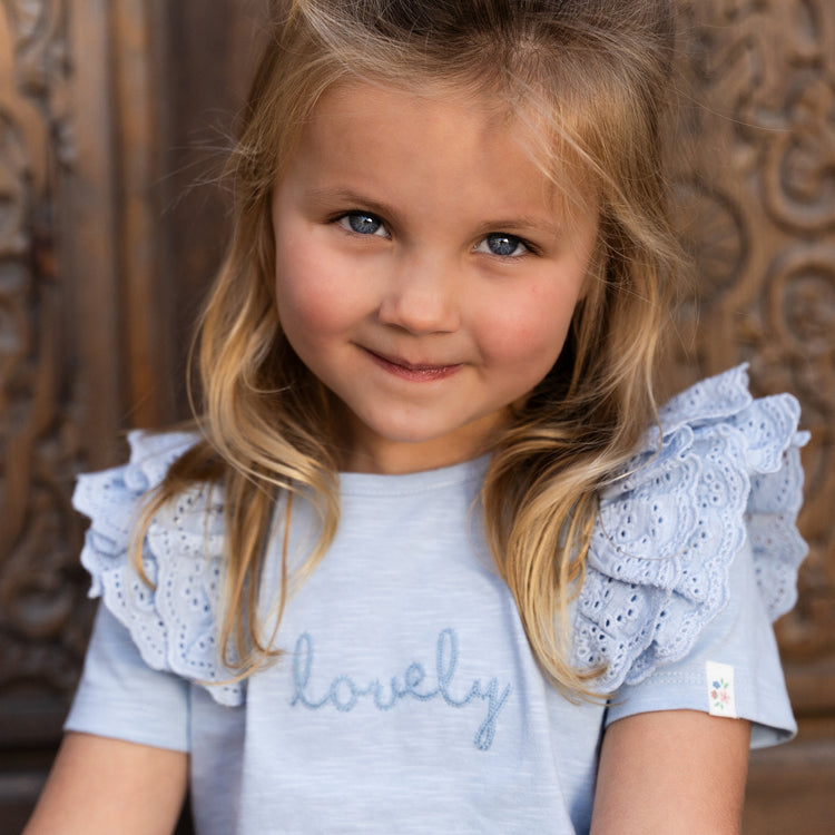 LITTLE DUTCH. T-shirt short sleeves Sky Blue