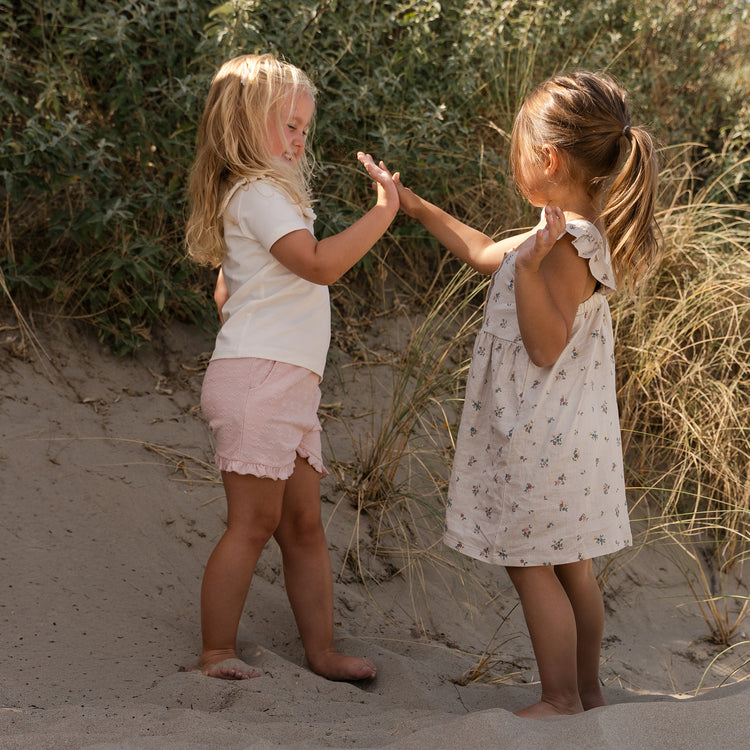 LITTLE DUTCH. Μπλουζάκι κοντομάνικο Creme