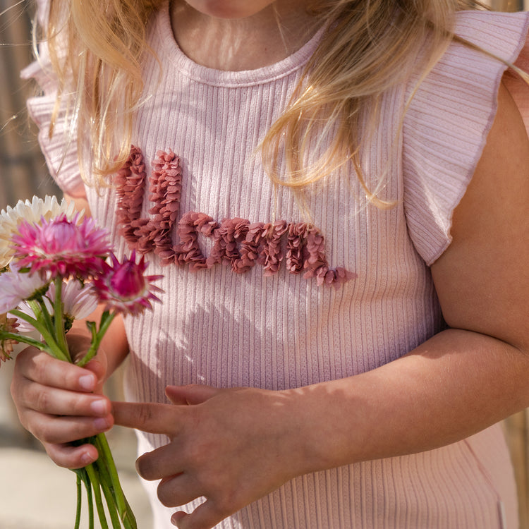 LITTLE DUTCH. T-shirt sleeveless Fairy Pink
