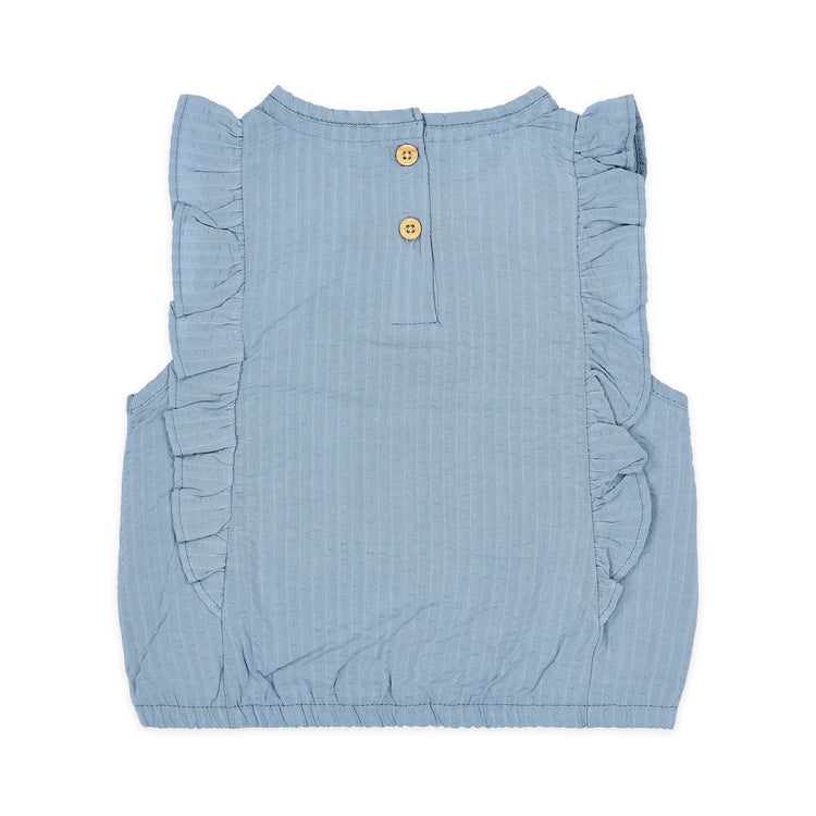 LITTLE DUTCH. Μπλουζάκι αμάνικο Denim Blue