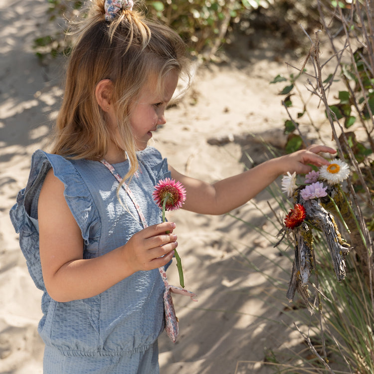 LITTLE DUTCH. Μπλουζάκι αμάνικο Denim Blue