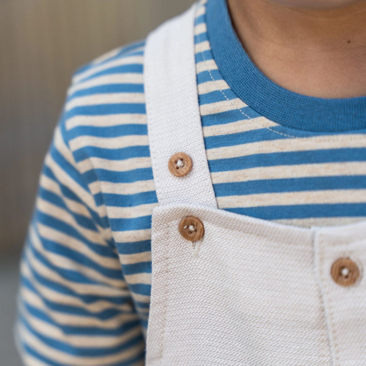 LITTLE DUTCH. T-shirt short sleeves Indigo Sand stripe