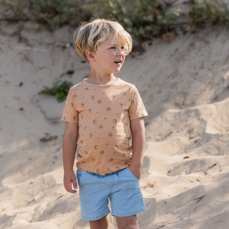LITTLE DUTCH. T-shirt short sleeves Rust