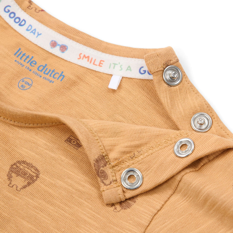 LITTLE DUTCH. Μπλουζάκι κοντομάνικο Rust