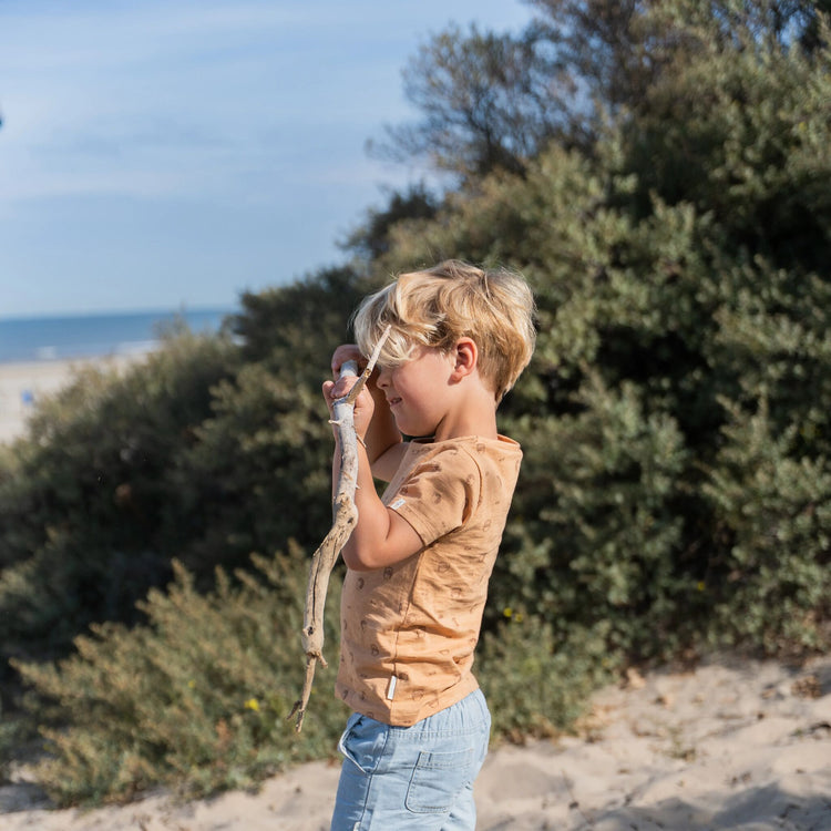 LITTLE DUTCH. Μπλουζάκι κοντομάνικο Rust