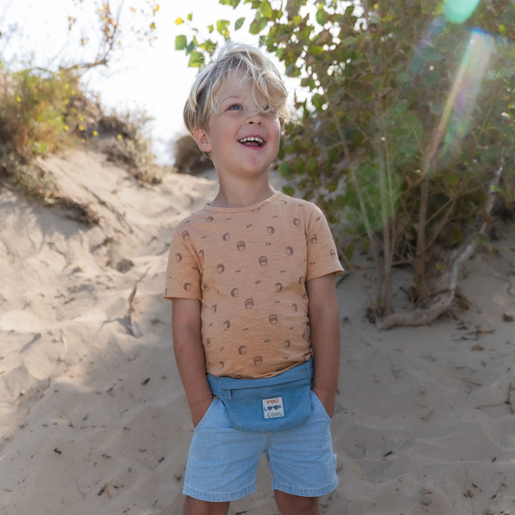 LITTLE DUTCH. Μπλουζάκι κοντομάνικο Rust