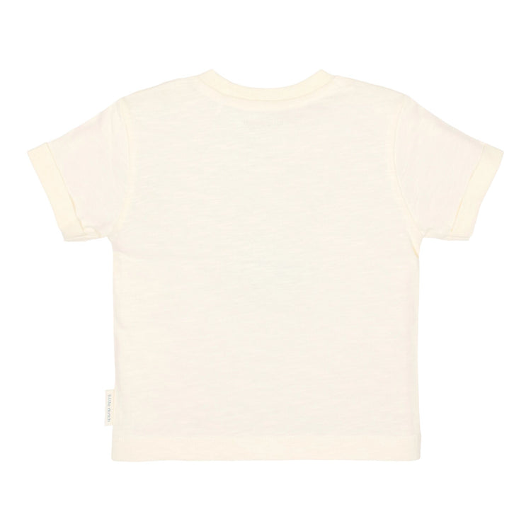 LITTLE DUTCH. T-shirt short sleeves Creme