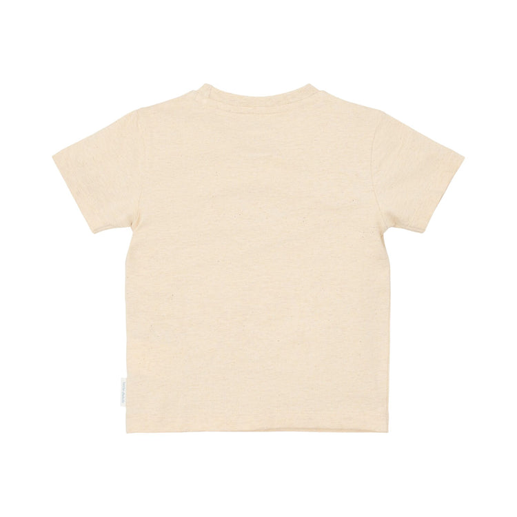 LITTLE DUTCH. T-shirt short sleeves Biscuit melange