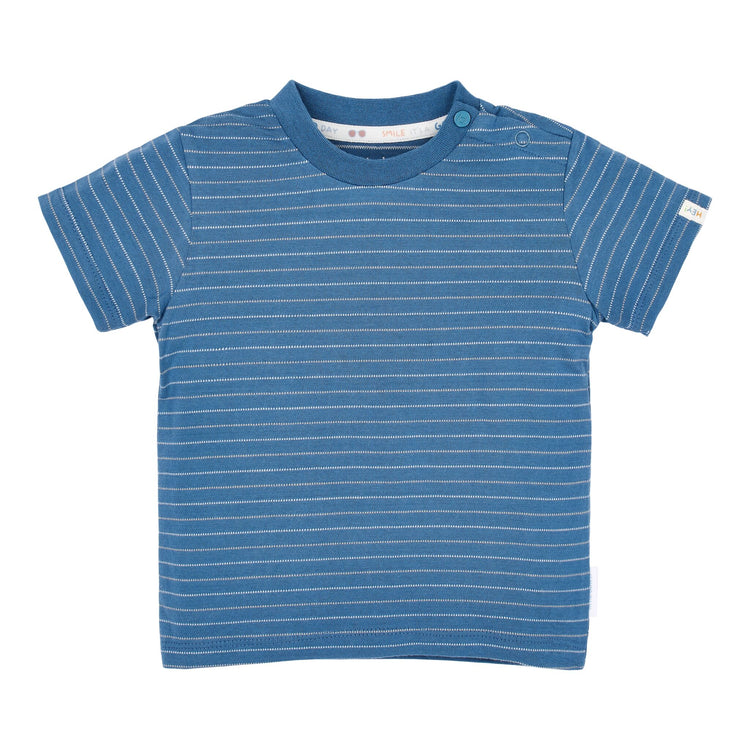 LITTLE DUTCH. T-shirt short sleeves Indigo stripe