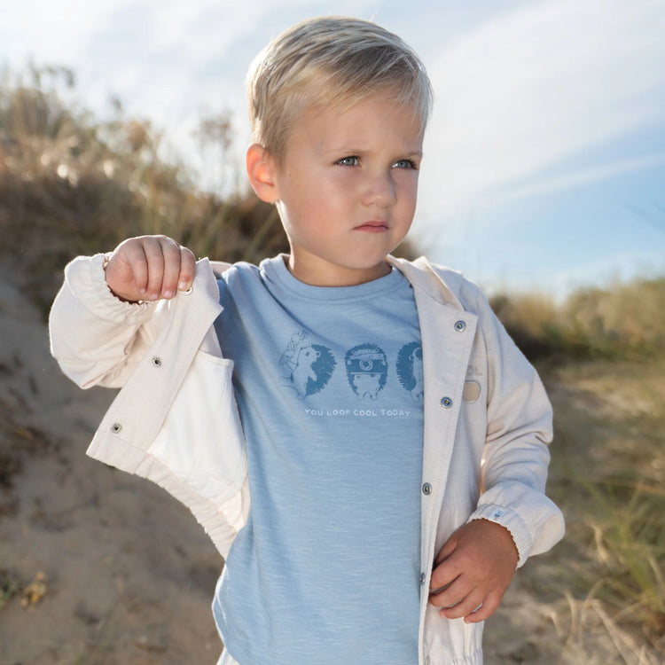 LITTLE DUTCH. T-shirt short sleeves Steel Blue