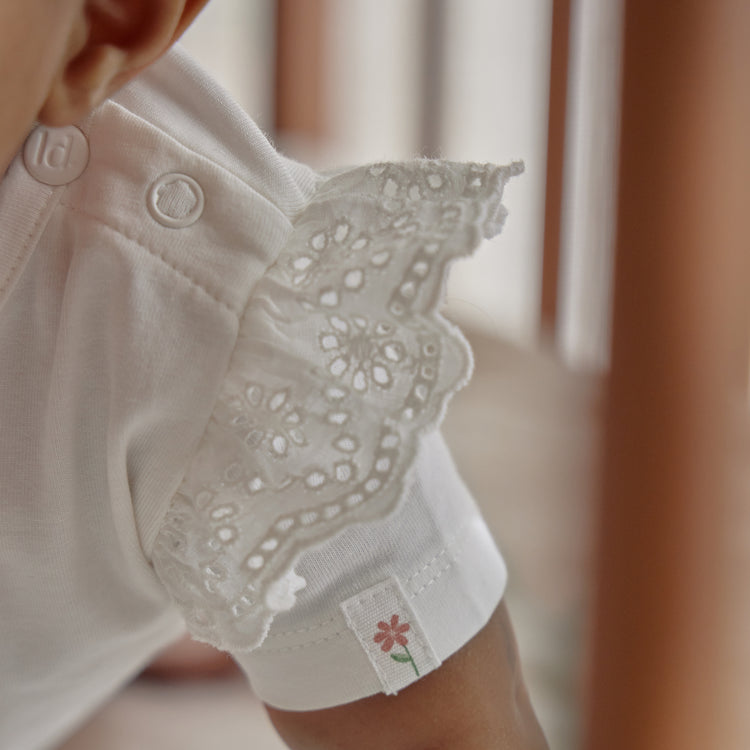 LITTLE DUTCH. Μπλουζάκι κοντομάνικο λευκό