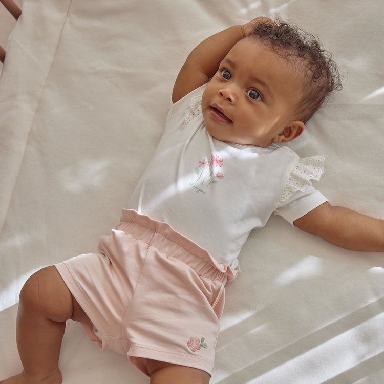 LITTLE DUTCH. Μπλουζάκι κοντομάνικο λευκό