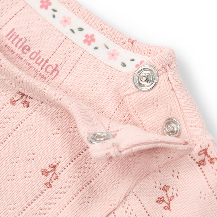 LITTLE DUTCH. Μπλουζάκι κοντομάνικο ροζ Fairy Flowers