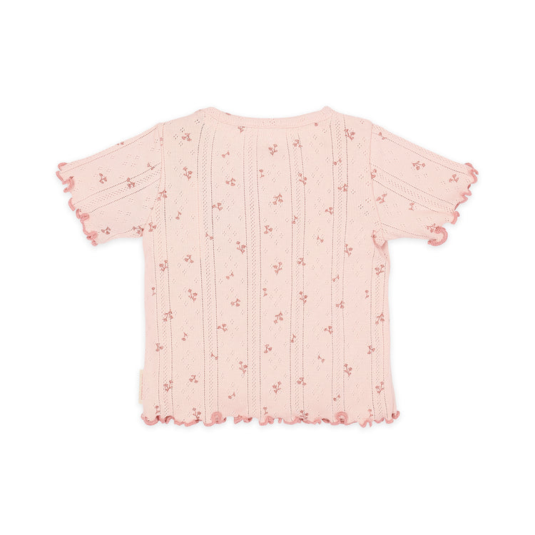 LITTLE DUTCH. Μπλουζάκι κοντομάνικο ροζ Fairy Flowers