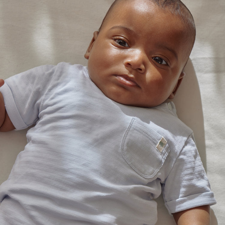 LITTLE DUTCH. Μπλουζάκι κοντομάνικο μπλε Baby Blue