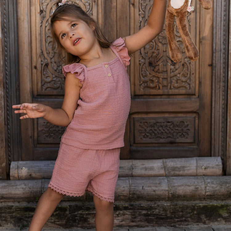 LITTLE DUTCH. Singlet Pink Blush