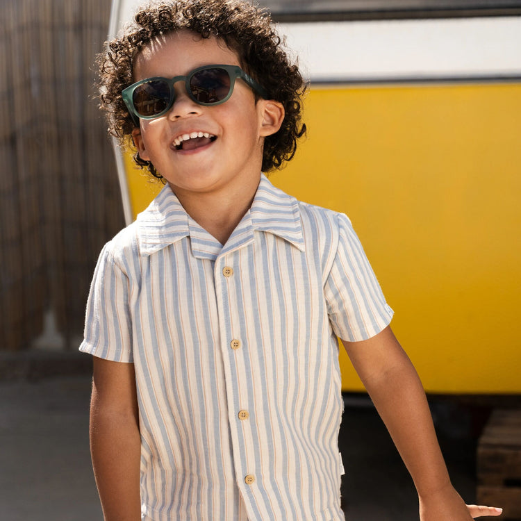 LITTLE DUTCH. Πουκάμισο κοντομάνικο Multi Stripe