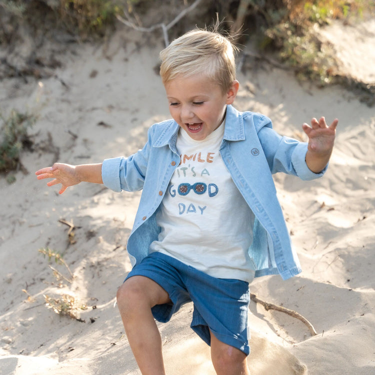 LITTLE DUTCH. Blouse Denim