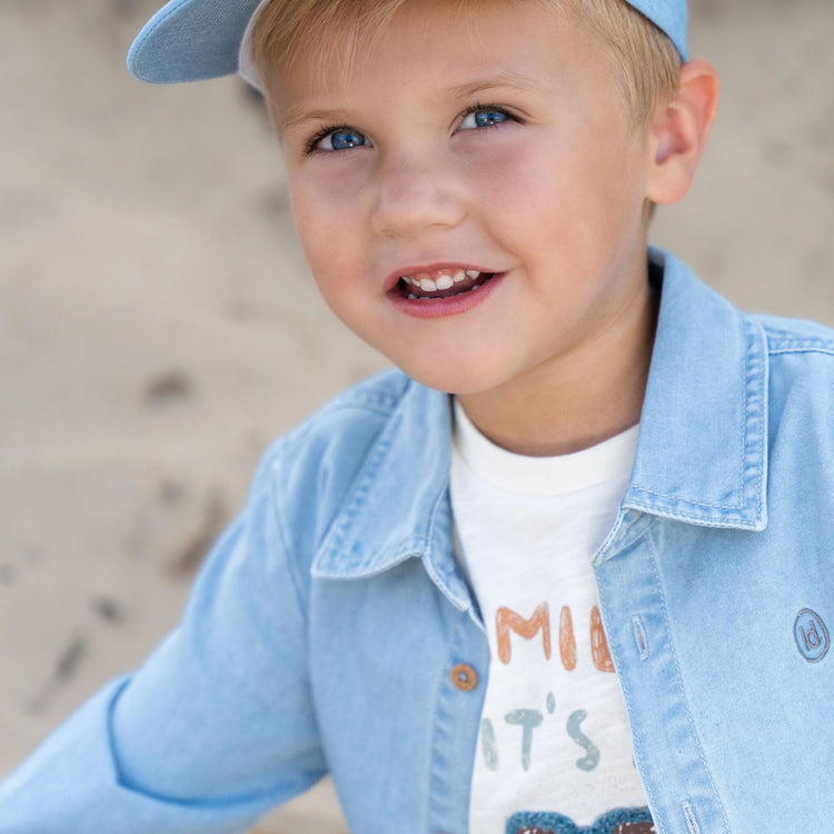 LITTLE DUTCH. Πουκάμισο μακρυμάνικο Denim