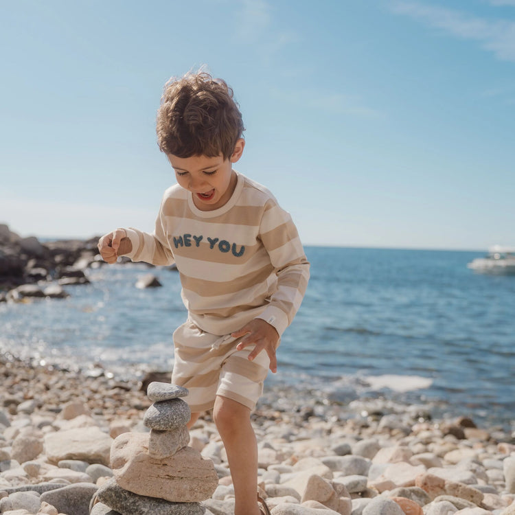 LITTLE DUTCH. Φούτερ Biscuit Stripe