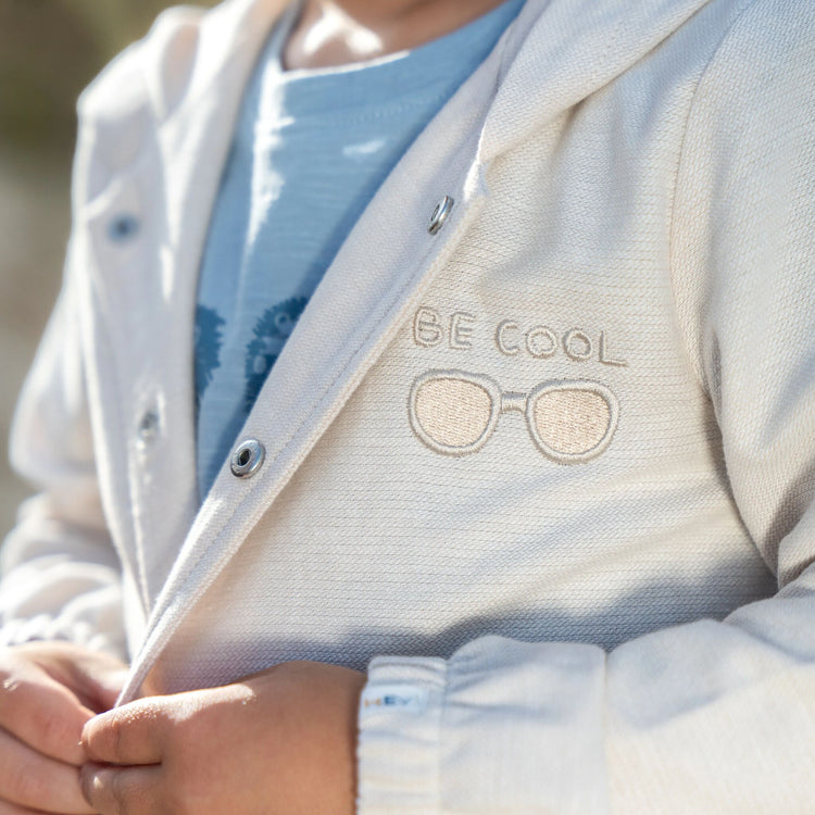 LITTLE DUTCH. Ζακέτα με κουκούλα Sand