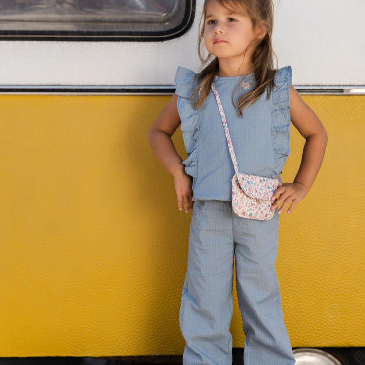 LITTLE DUTCH. Wide leg pants Denim Blue