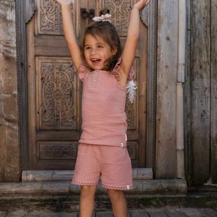 LITTLE DUTCH. Short Pink Blush