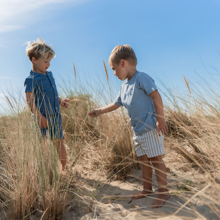 LITTLE DUTCH. Short Multi Stripe