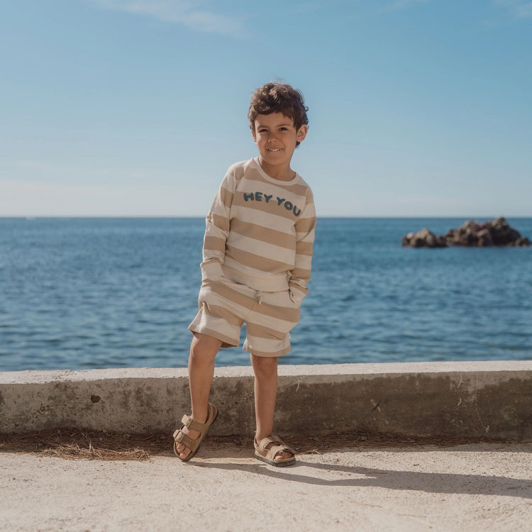 LITTLE DUTCH. Short Biscuit Stripe