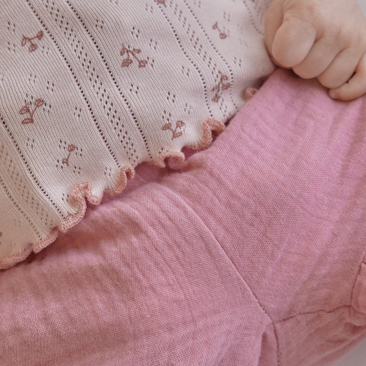 LITTLE DUTCH. Παντελονάκι κοντό ροζ Pink Blush