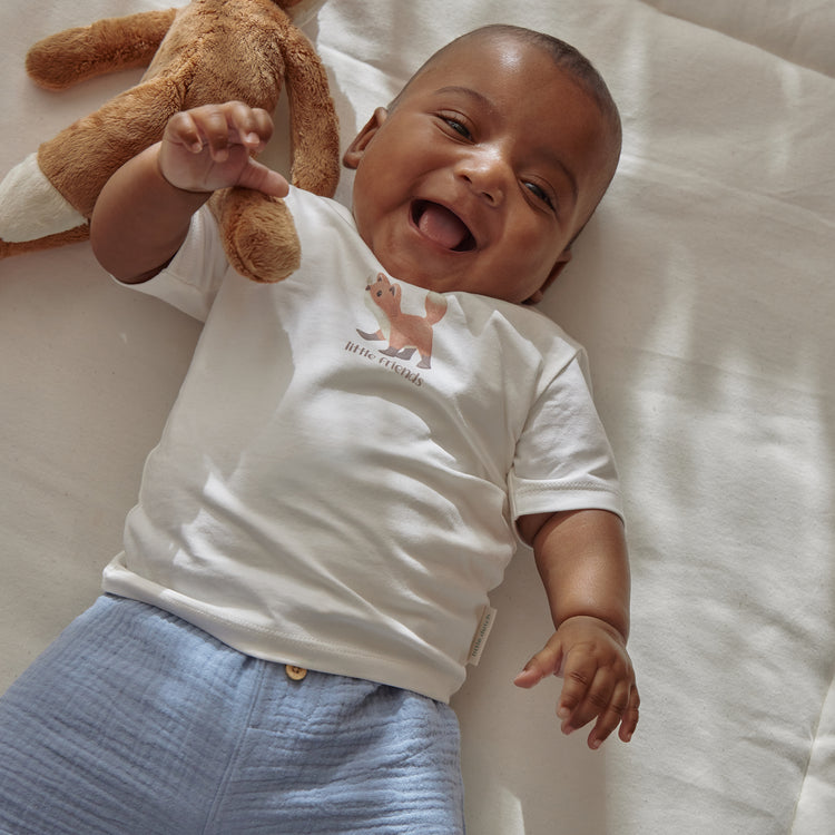 LITTLE DUTCH. Παντελονάκι κοντό μπλε Stone Blue