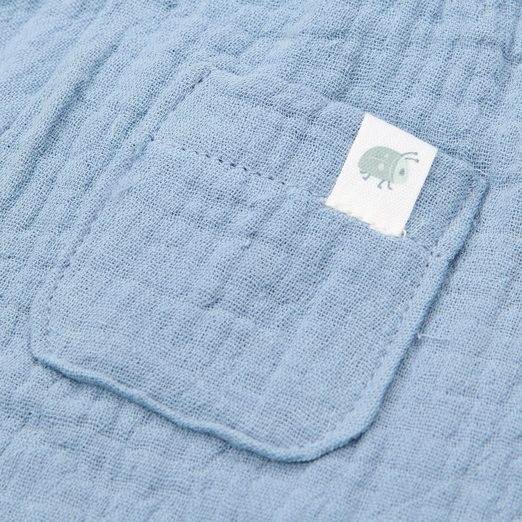 LITTLE DUTCH. Παντελονάκι κοντό μπλε Stone Blue