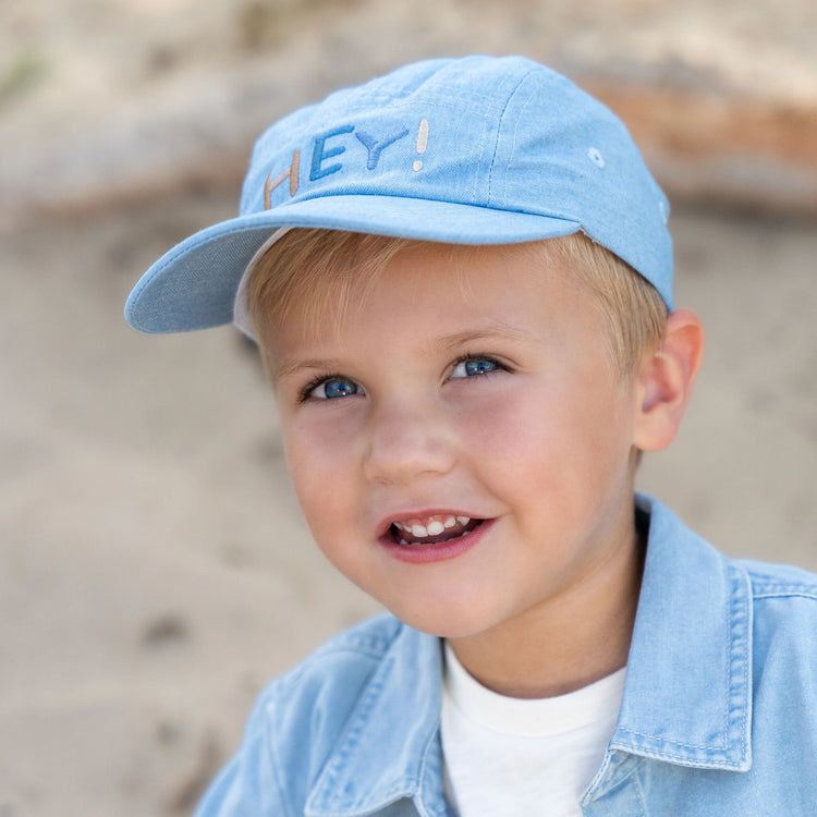 LITTLE DUTCH. Τζόκευ με σχέδιο HEY! Denim - Νο 48