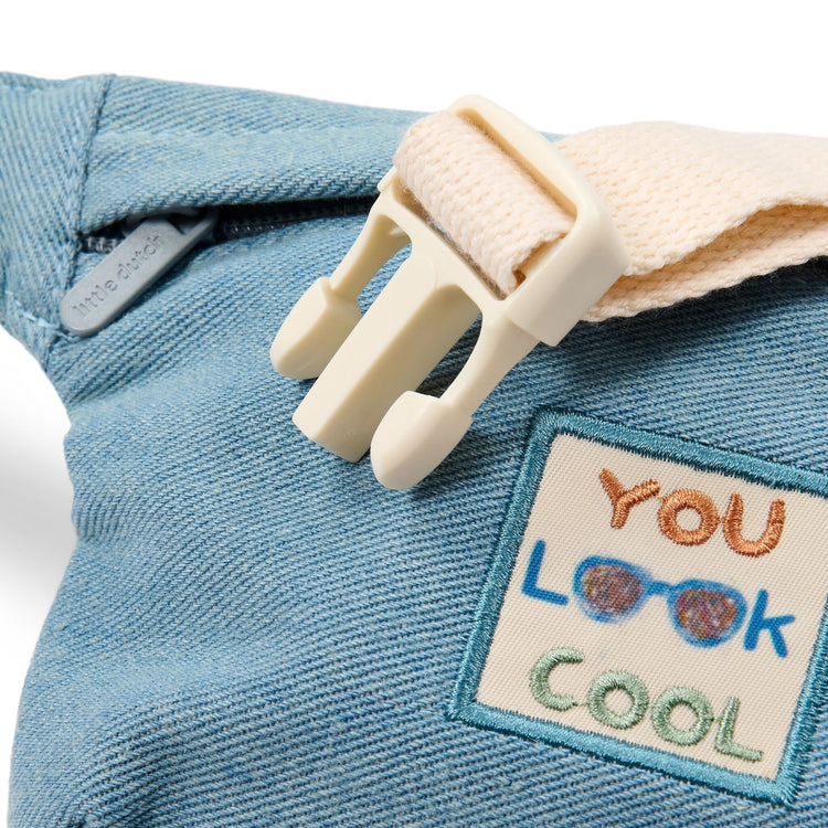 LITTLE DUTCH. Fanny pack Denim - One Size