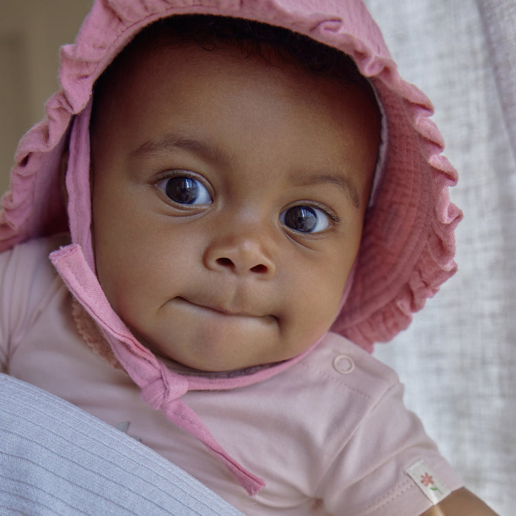 LITTLE DUTCH. Hat Pink Blush - Size 2 (3-6 months)