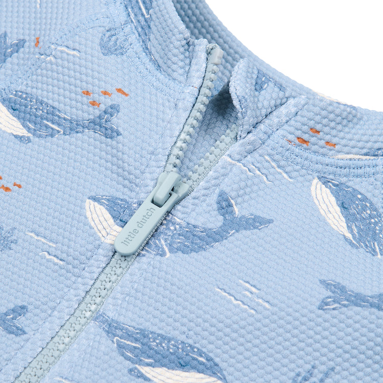 LITTLE DUTCH. Long Sleeve Swimsuit Ocean Splash