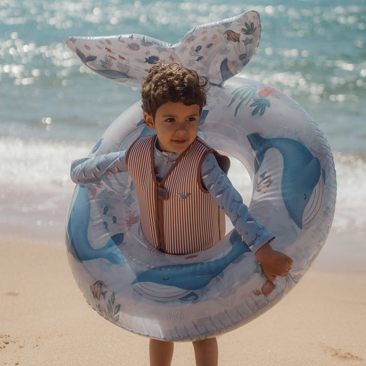 LITTLE DUTCH. Long Sleeve Swimsuit Ocean Splash
