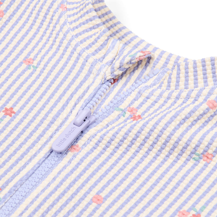 LITTLE DUTCH. Long Sleeve Swimsuit Dreamy Stripes