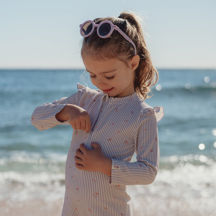 LITTLE DUTCH. Long Sleeve Swimsuit Dreamy Stripes