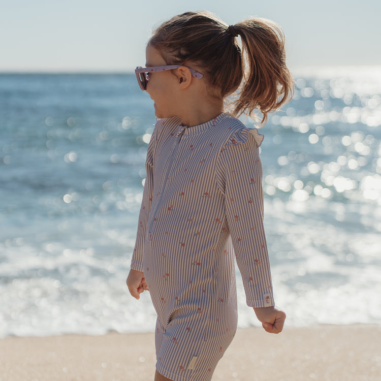 LITTLE DUTCH. Long Sleeve Swimsuit Dreamy Stripes