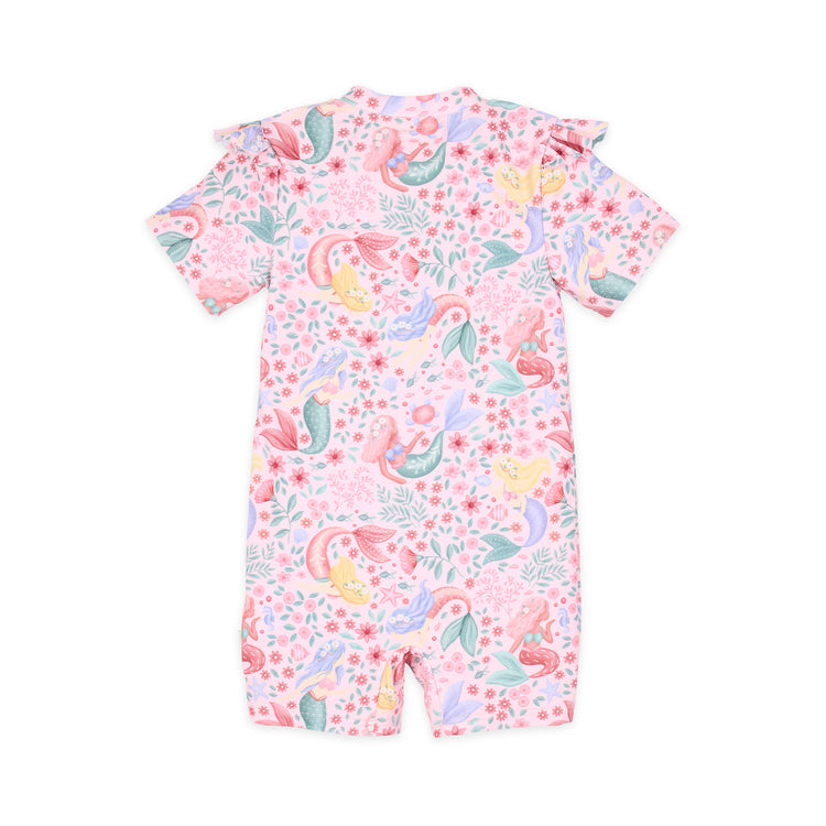 LITTLE DUTCH. Short Sleeve Swimsuit Dreamy Mermaid