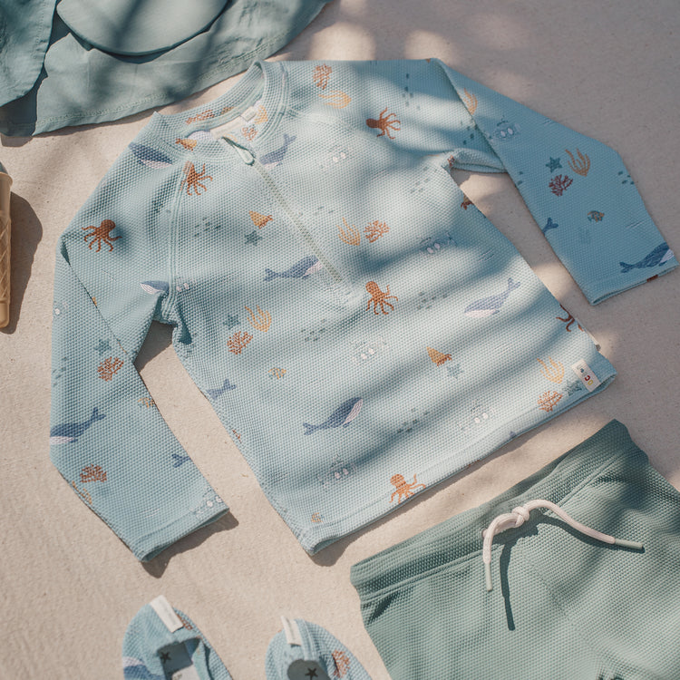 LITTLE DUTCH. Long Sleeve Swim Shirt Ocean Friends