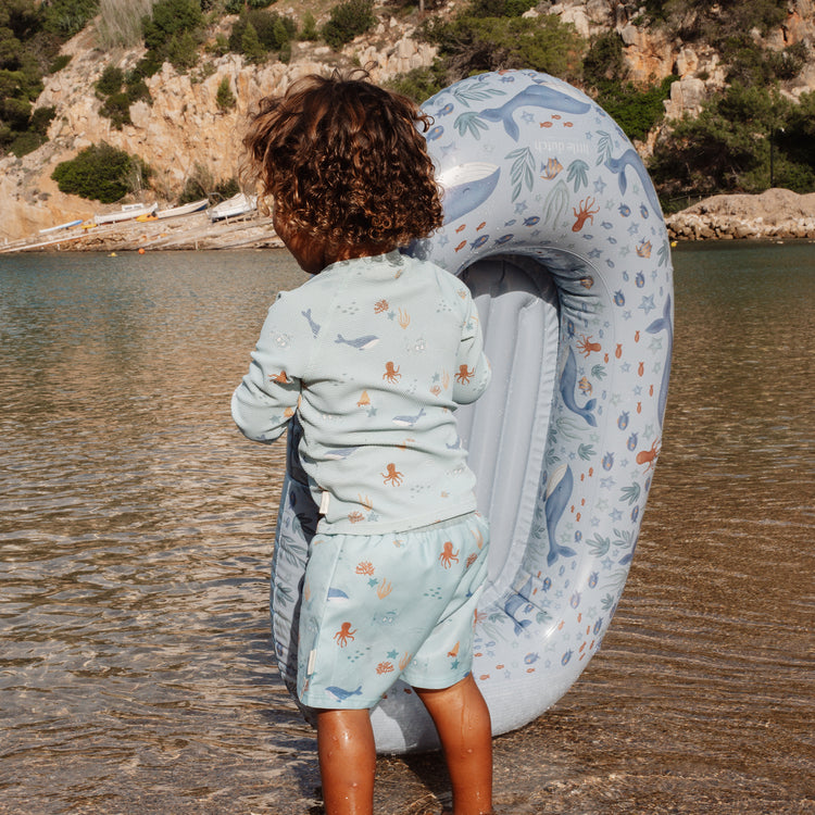 LITTLE DUTCH. Long Sleeve Swim Shirt Ocean Friends