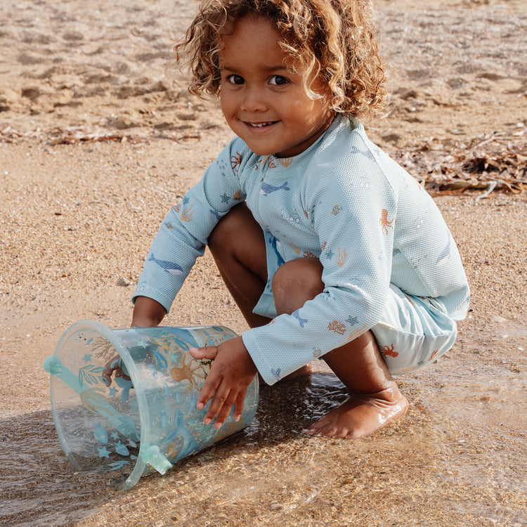 LITTLE DUTCH. Long Sleeve Swim Shirt Ocean Friends