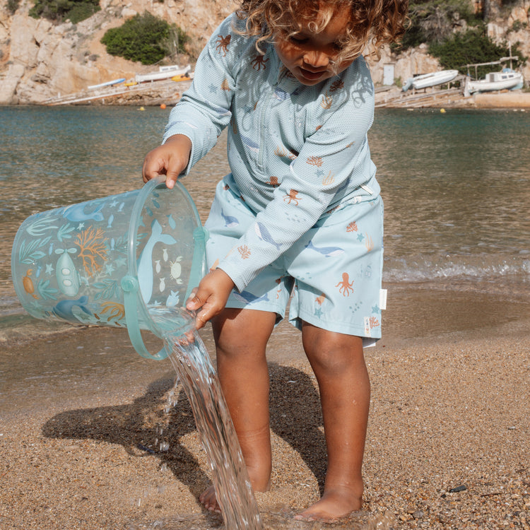 LITTLE DUTCH. Long Sleeve Swim Shirt Ocean Friends