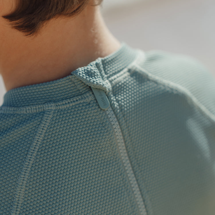 LITTLE DUTCH. Long Sleeve Swim Shirt Ocean Green