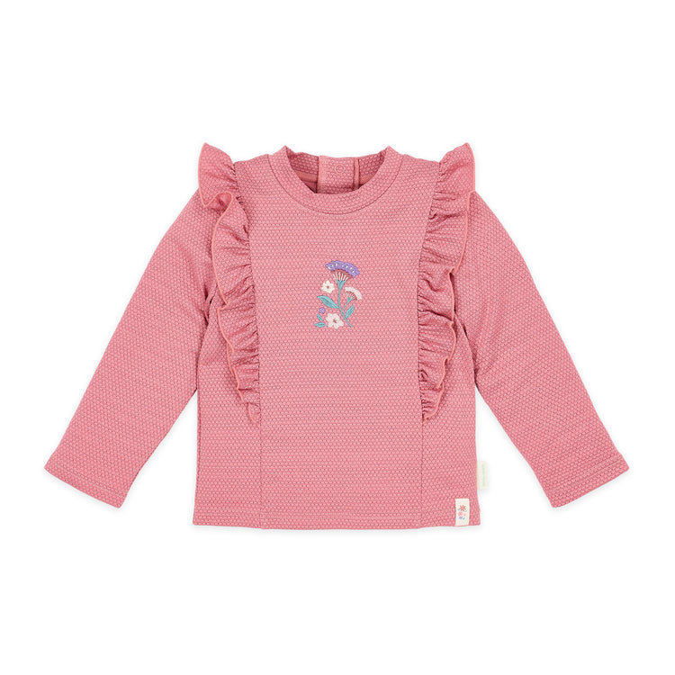 LITTLE DUTCH. Μπλουζάκι μακρυμάνικο με προστασία UV Dreamy Pink Sparkle