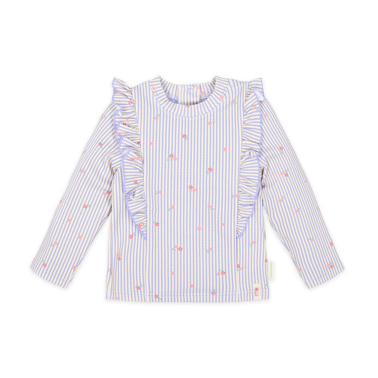LITTLE DUTCH. Μπλουζάκι μακρυμάνικο με προστασία UV Dreamy Stripes