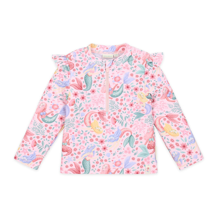 LITTLE DUTCH. Long-Sleeve Swim Shirt and Bottoms Dreamy Mermaid